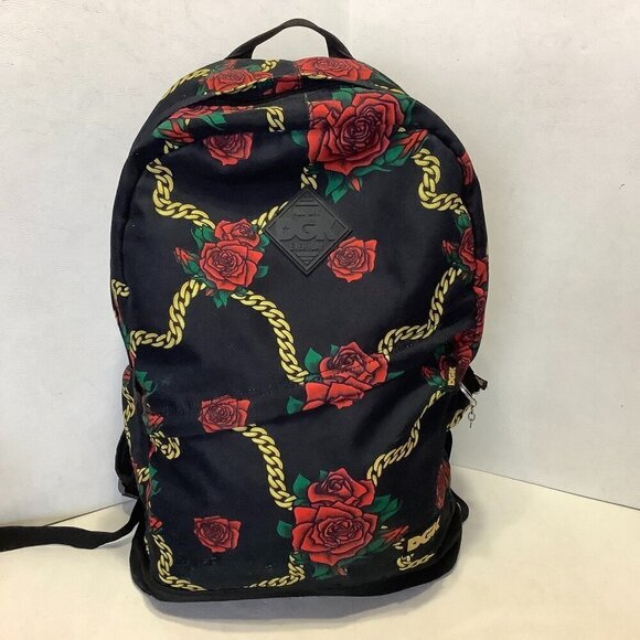 DGK All Day Everyday Backpack Roses Black Gold - Picture 1 of 10
